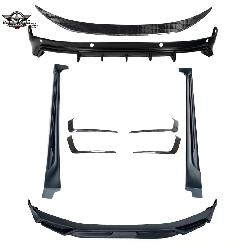 Suitable for Ji Krypton 001 Surround YOFER Modified Spoiler Front Side Skirt Rear Lip Dry Carbon Tail Wing Wind Knife