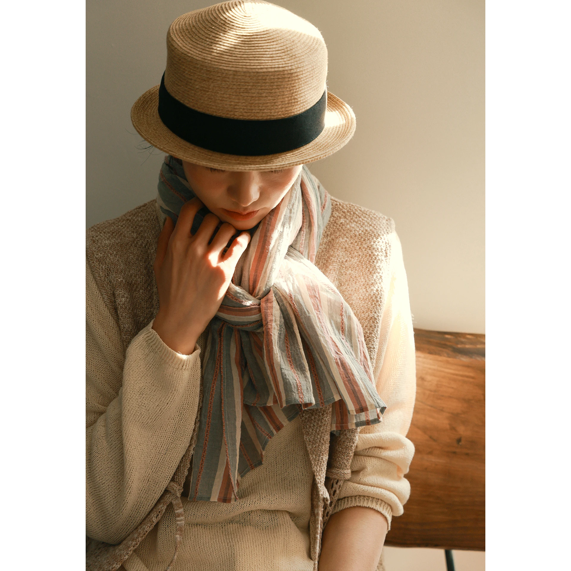 lightweight-long-velvet-cotton-tassel-scarf-for-women-spring-summer-korean-style-multifunctional-stripe-pattern-cotton-scarf
