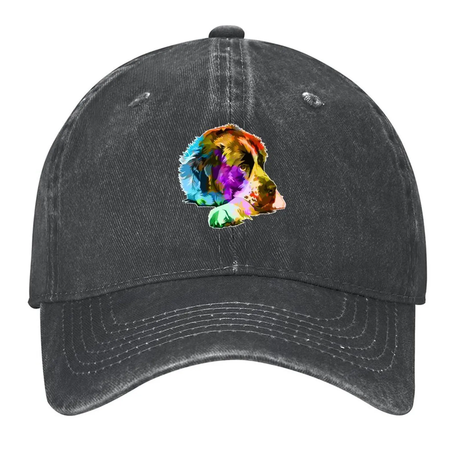 

St Bernard Dog Colorful Baseball Cap men's big size hat designer cap sun caps |-F-| Men's Hats Women's