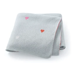 Manta de algodón de punto para recién nacido, edredón de cama para cuna, 90x70CM, para cochecito infantil, fundas suaves y adorables para dormir