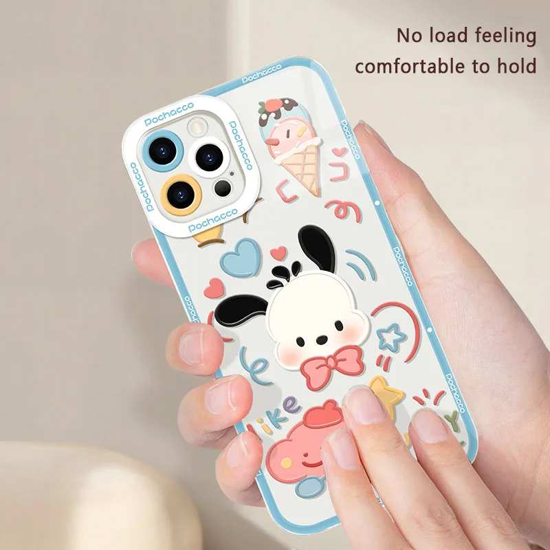 Hello Kitty Pochacco Case for Samsung Galaxy M53 M33 M52 M42 M22 5G M32 M13 4G M62 M51 M31S M22 M21 M12 M11 M02 M02S M01 Cover