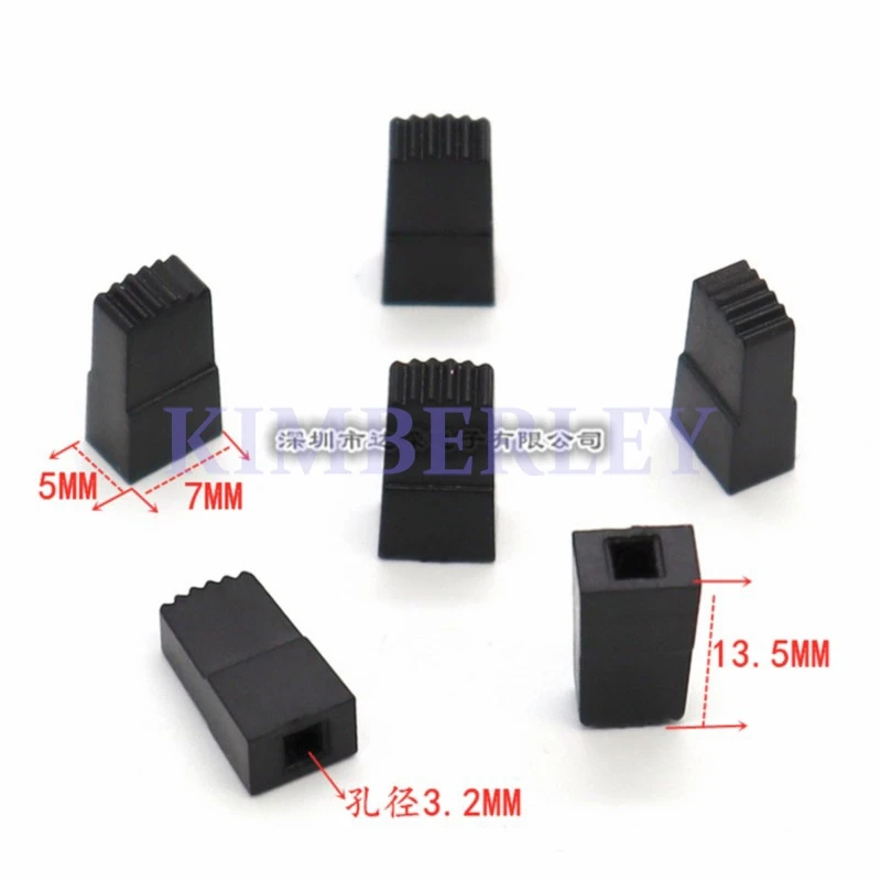 20 Piece Touch The Switch Cap Plastic Key Cap Length 7MM Wide 5MM High 13.5MM 6 X 6 Key Cap Square Hole 3.2MM