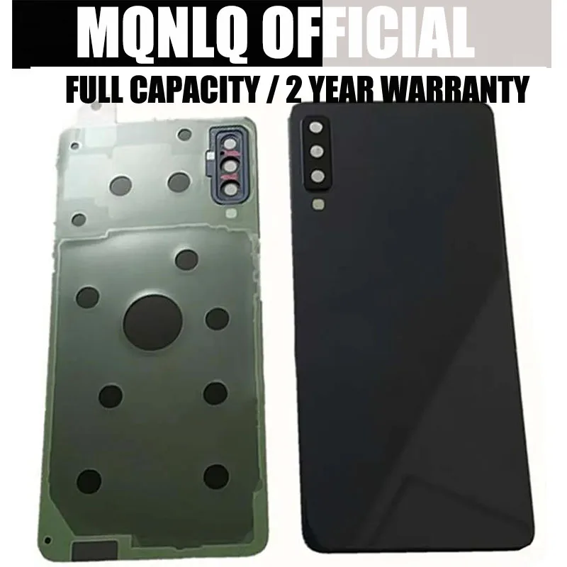 For Samsung Galaxy A7 2018 Back Battery Cover A750 Case A750F SM-A750 Rear Door Housing Glass Panel Replacement Parts