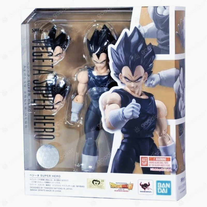 متوفر في المخزون بقعة بانداي دراغون بول S.H.Figuarts SHF فيجيت سوبر هيرو أنيمي نموذج لجسم لعبة