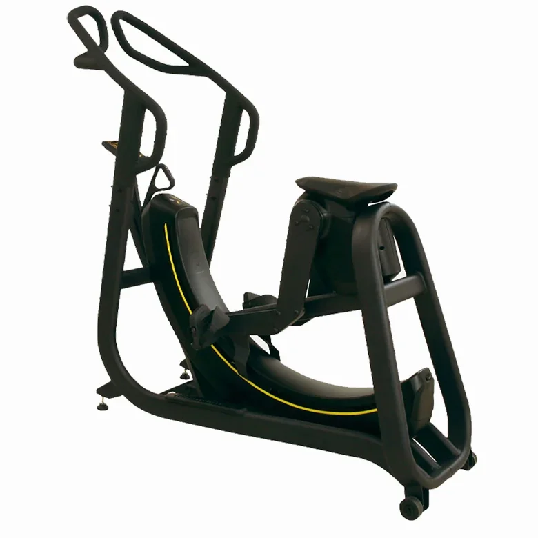 Commercial Self-propelled Fitness Machine Curved Magnetic Elliptical S-Force Performance Trainer Leg Exercise Machines