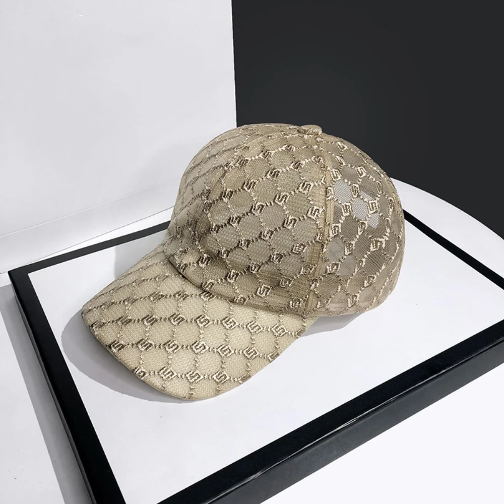 2024 New Mesh Sun Hat Breathable Dome Sunshade Hat Cotton Baseball Cap
