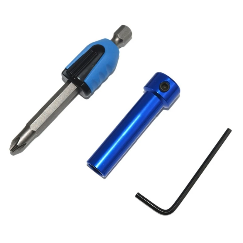 Hexagonal Shank Screwdriver Bit Extension Holder and Socket Set, With Waterproof Designs For Tightening Tasks F1CC