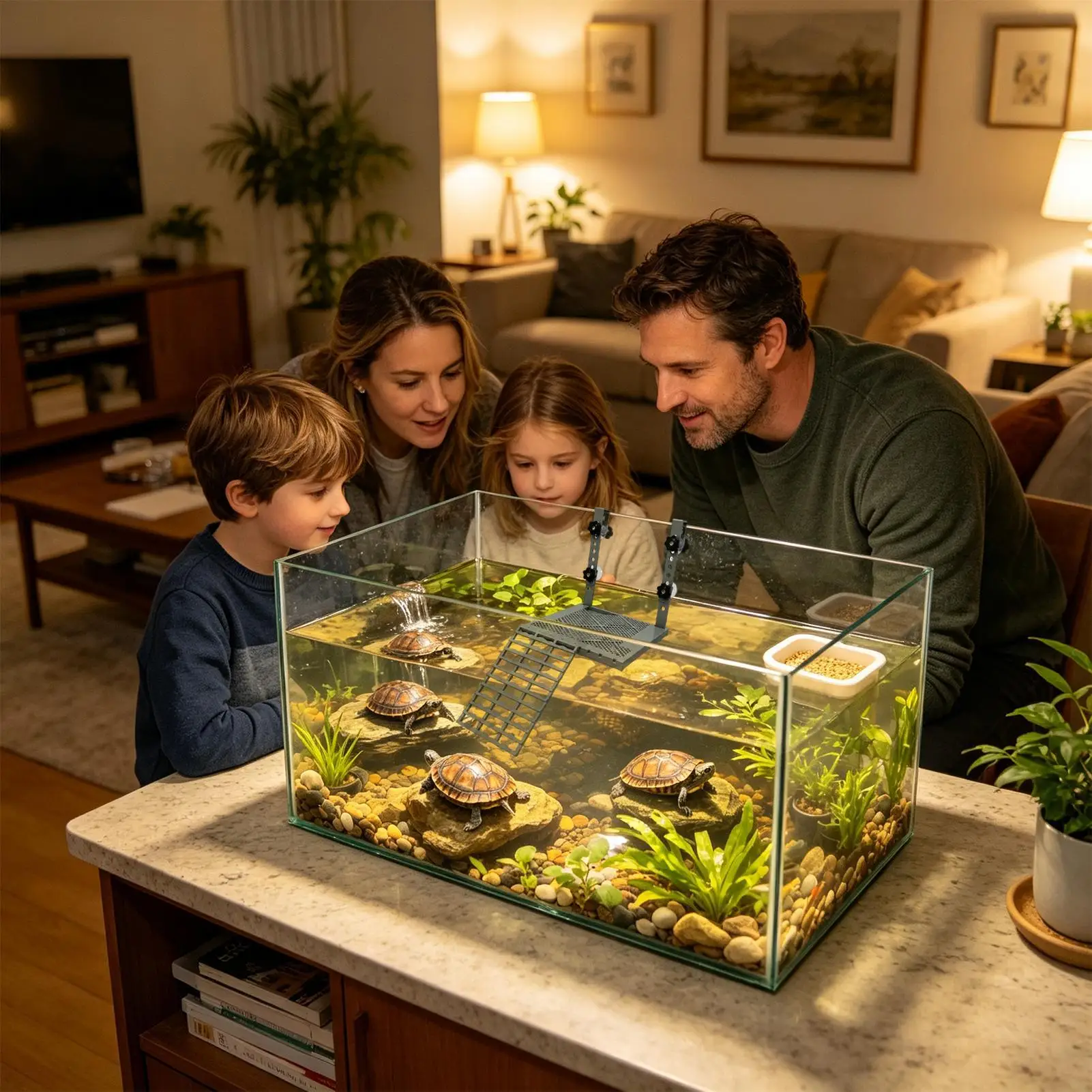 area-di-riscaldamento-antiscivolo-per-tartarughe-con-zona-cibo-accessori-per-acquari-e-laghetti-domestici-per-animali-acquatici
