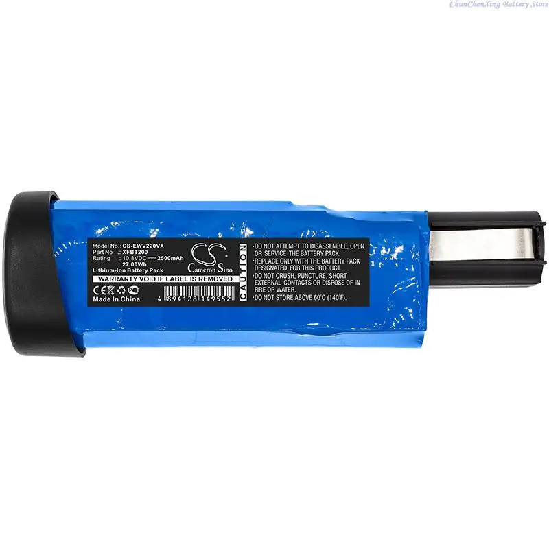 Cameron Sino 2500mAh Vacuum Cleaner Battery XFBT200,XFBT200EU for Shark Ion W1 Cord, WV200, WV200UK,WV201,WV205,WV220