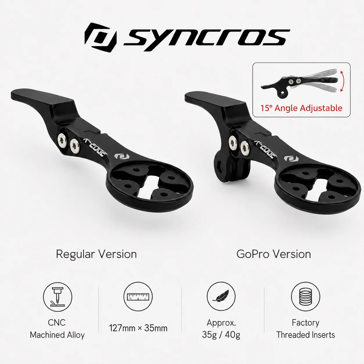 �y�Z�[�����zSyncros IC Aero �t�����g�R���s���[�^�[�}�E���g Gopro �}�E���g �X�s�[�h���[�^�[ GPS/Garmin/Bryton/Wahoo �C���T�[�g �N���X�g�� Ic Sl �G�A���R�b�N�s�b�g�ɓK��