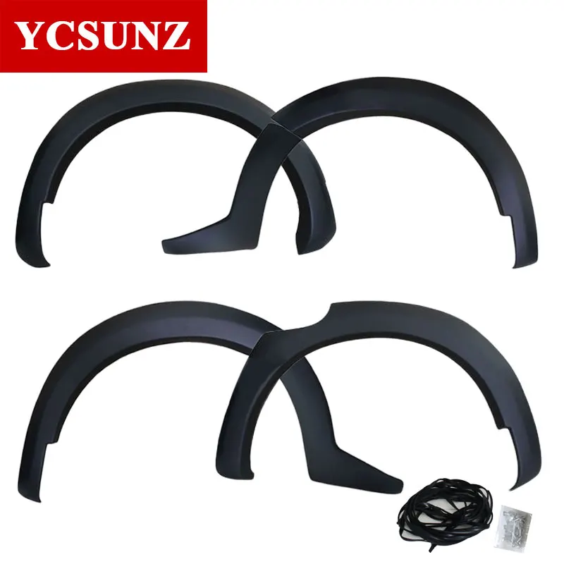 Wheel Arch Mudguards Fender Flares For Nissan Navara NP300 2WD 2014 2015 2016 2017 2018 2019 2020 Frontier Car Accessories 4x2