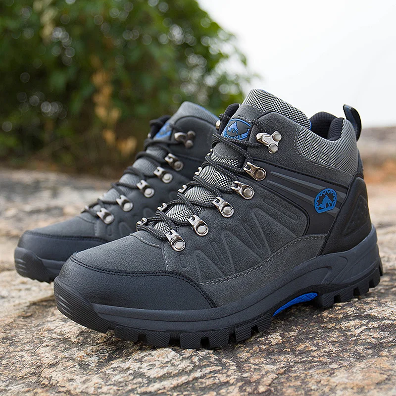 

Spring and Autumn High Gang Mountaineering Shoes Outdoor Hiking Shoes Anti slip and Wear resistant Sole Hiking Shoes