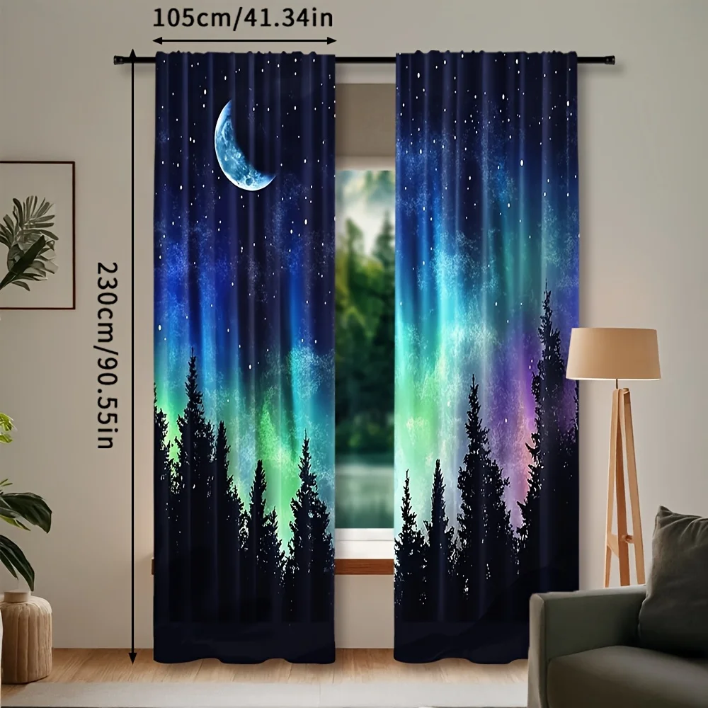 star and North Star pattern curtain rod design is suitable for bedrooms, offices, kitchens, bathrooms and living rooms