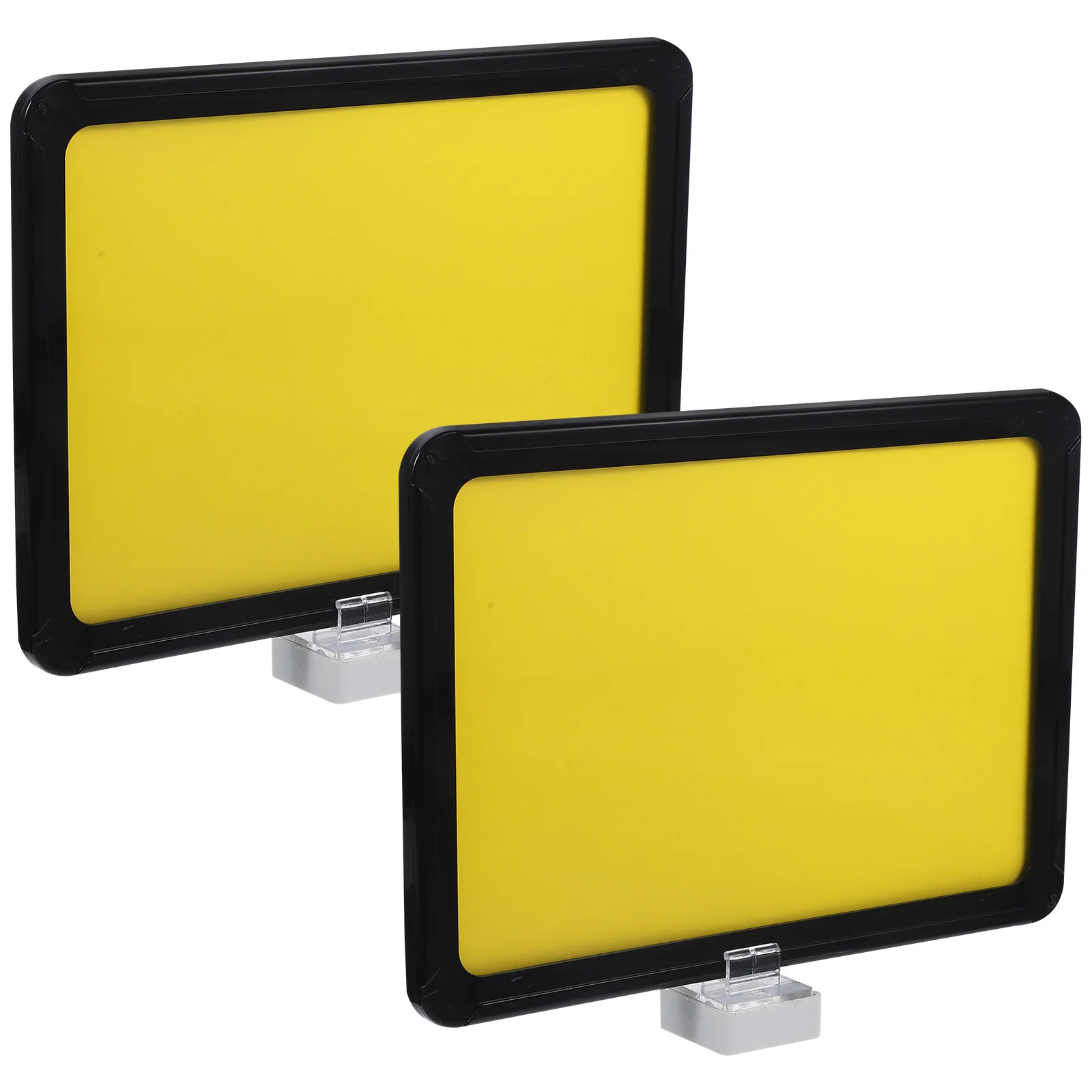 

2 Pcs Label Supermarket Supplies Professional Price Tag Sign Labels Stand Commodity 2200X1550X100CM Magnetic Indicator Signs