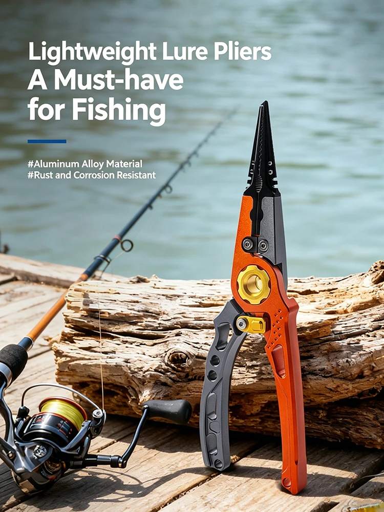 

Новые многофункциональные рыболовные плоскогубцы из алюминиевого сплава, легкие портативные инструменты для рыбалки, набор плоскогубцев для приманок и крючков 2026