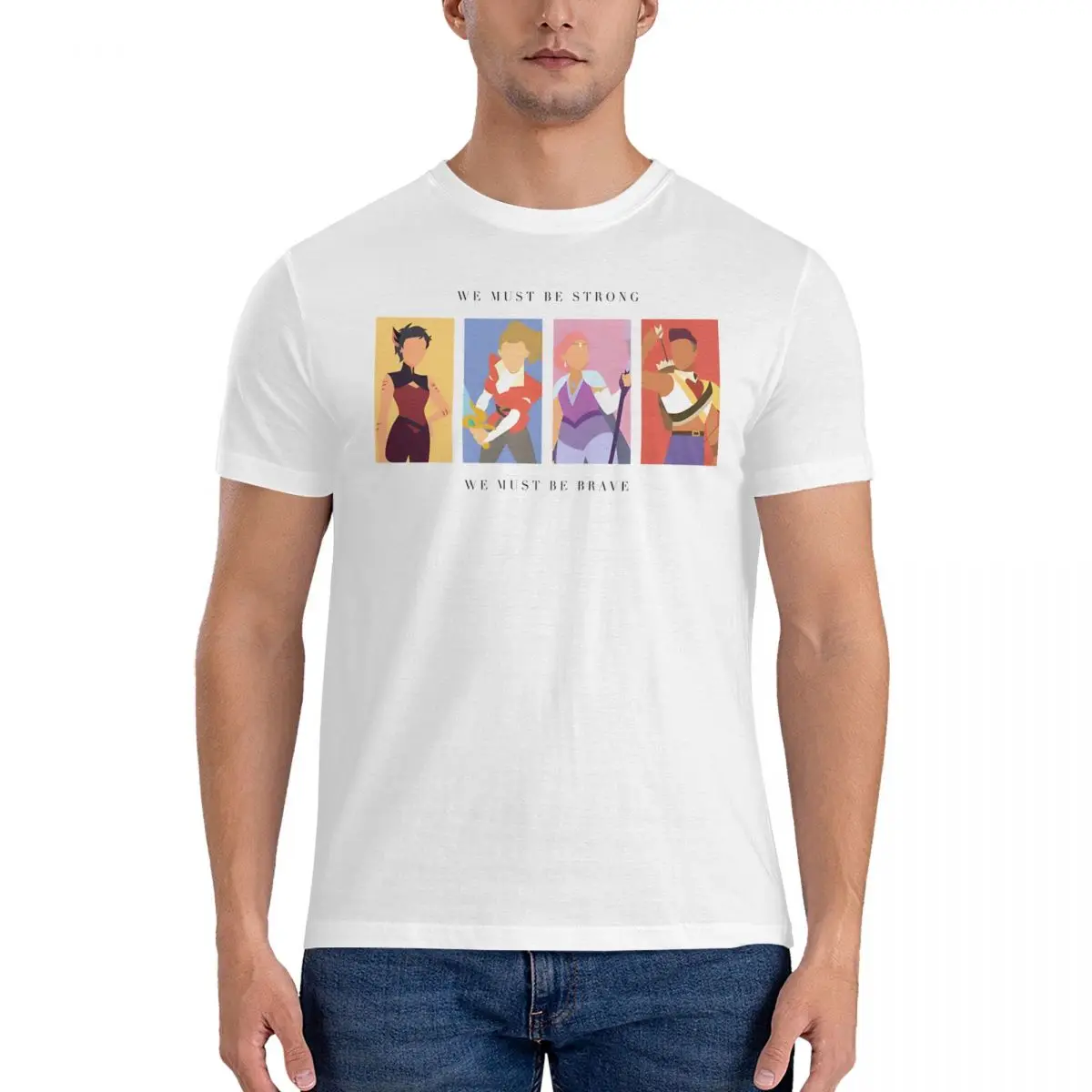 She Ra - Best Friend Squad T-Shirt Shera And The Princesses Of Power Vintage Pure Cotton Tee Shirt O Neck Short Sleeve T Shirts