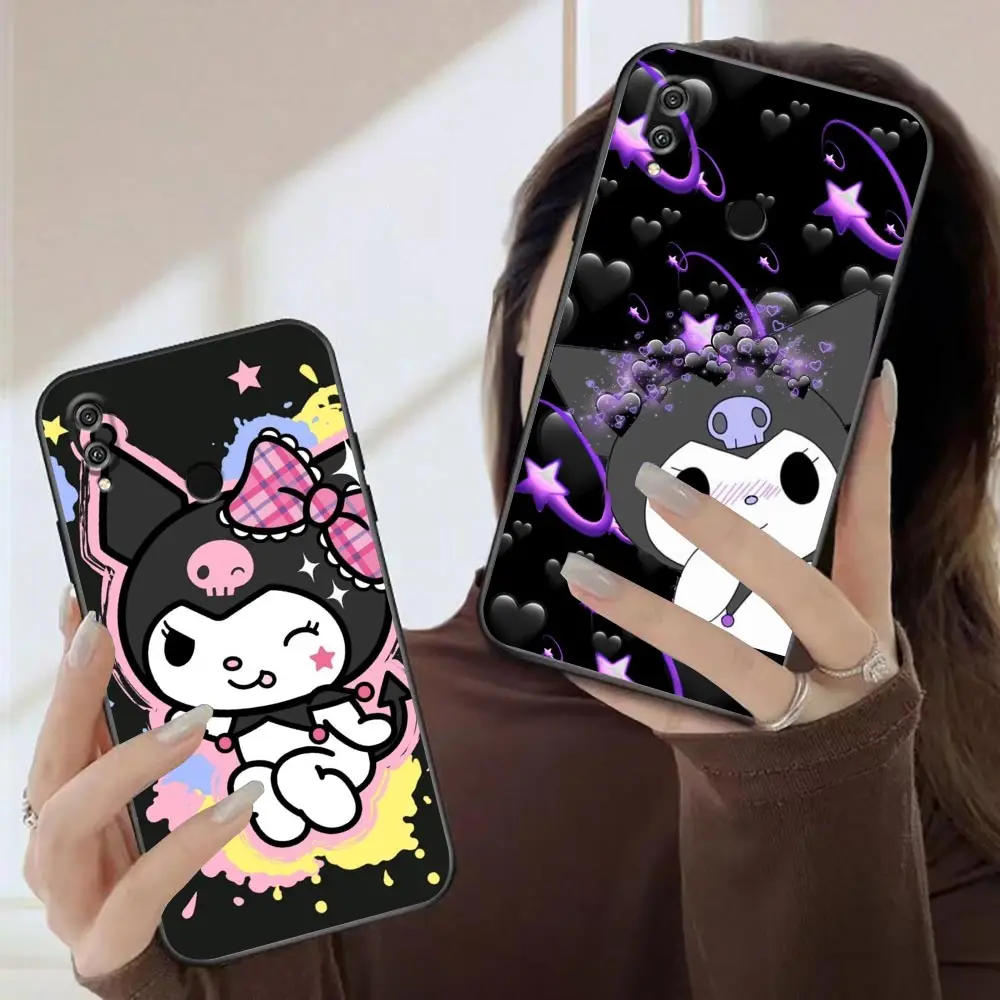 Funda Case For HUAWEI Honor 9X 9 8 8X Max 80 70 60 50 30 20 10 10I NOTE 10 Lite Pro Case Shell Carcasa Cartoon S-Sanrio K-Kuromi