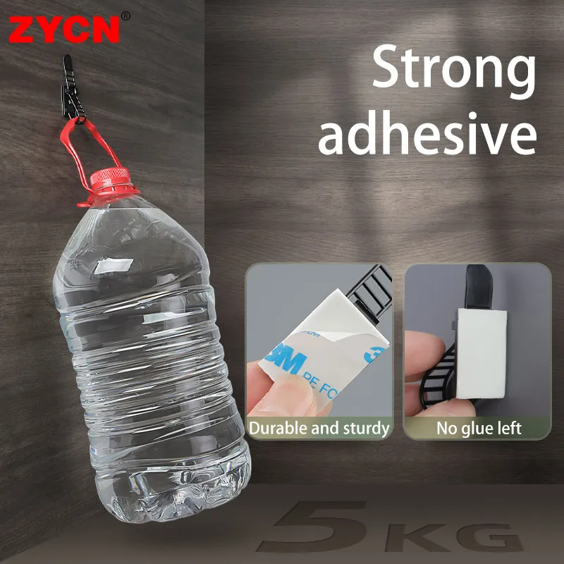 20/100 قطعة رباط للكابل جبل مقاطع قابلة للتعديل حزام ذاتي اللصق إصلاح حامل البلاستيك شبكة سلك سلك الطاقة سيارة المنظم المشبك #3