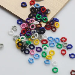 50/100PCS 6mm China Knot coil DIY accessories Hand woven tassel jewelry Connecting coil jewelry making DIY