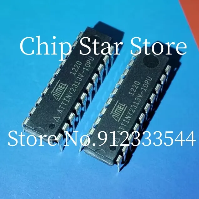 2-50pcs  ATTINY2313V-10PU  ATTINY2313V  DIP28  8 Bit Microcontroller MCU Low Power High Performance  100%New And Original