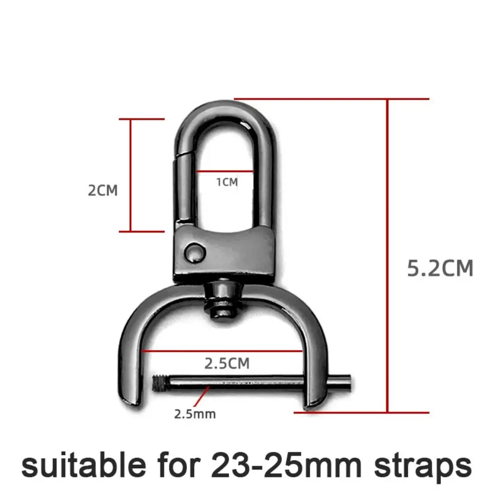 العالمي 16/20/25 مللي متر حزام حقيبة مشبك لتقوم بها بنفسك الحرفية المعادن القابلة للإزالة هوك الزناد كليب مشبك #6