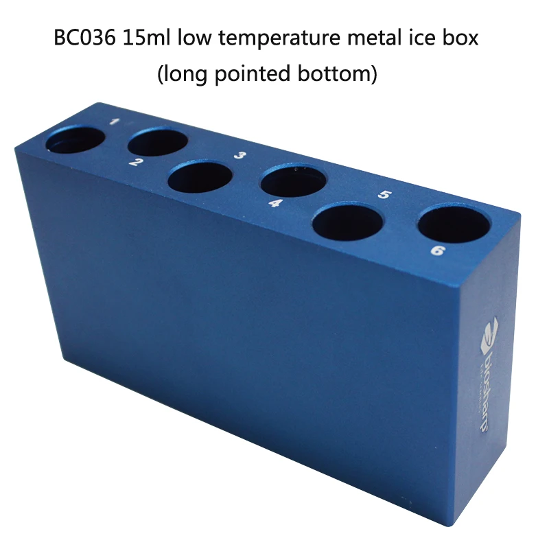 Biosharp Low Temperature Metal Ice Box Laboratory PCR Centrifuge Tube Rack Pre-cooled Metal Plate 0.2/1.5ml/15ml/50ml