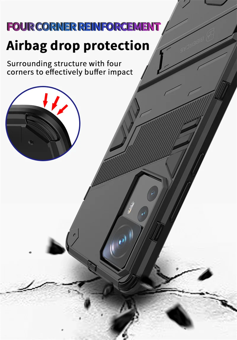 For Xiaomi 12T Pro Case Shockproof Kickstand Magnetic Holder Armor Phone Cover For Xiaomi Mi12T Mi 12T 12 T Pro Xiaomi12T Fundas