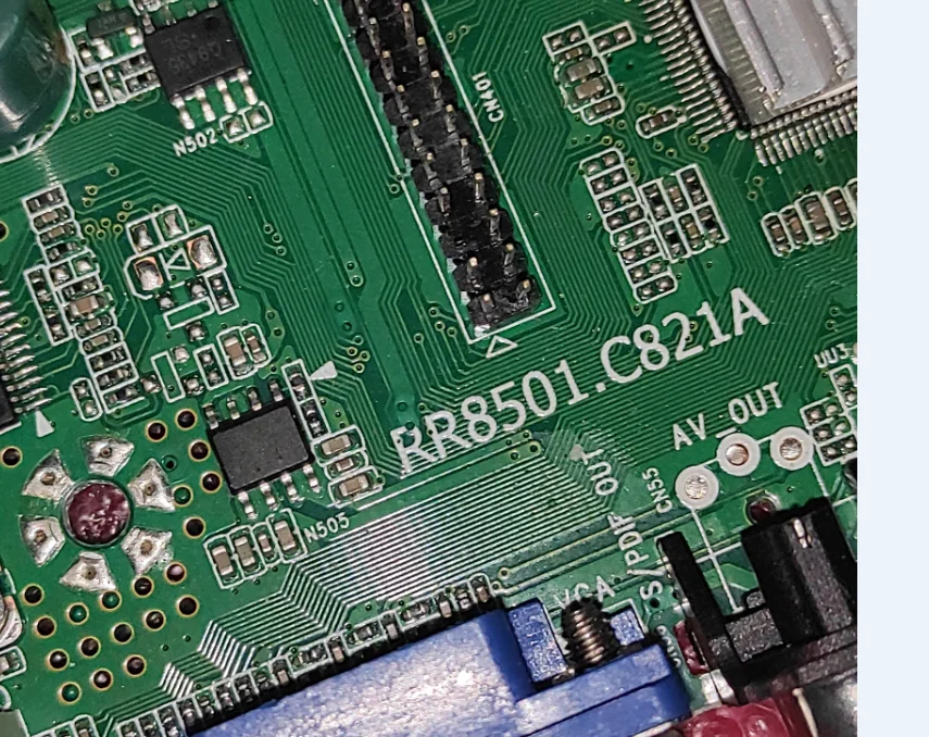 ¡Envío gratis! Placa base de TV de alta potencia RR8501.C821A tres en uno 125-145V 600ma para 1920X1080, funciona bien