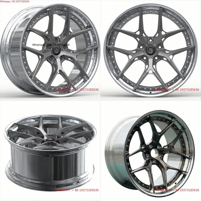 Forged Custom 2 Piece Concave Design Wheels for BMW M2 M3 M4 For Audi RS5 RS6 RS7 R8 Supra 5X112 5X120 17 19 21 23 Inch
