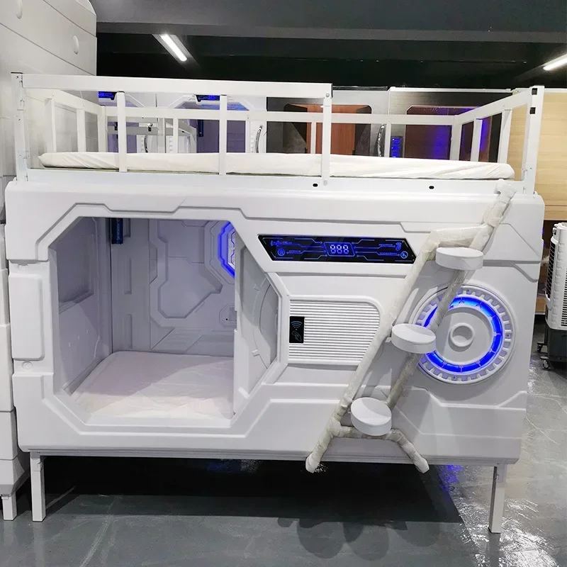 capsule bed, technology model, sleep family, smart model, hotel equipment, hotel, capsule, gaming bed, student single cabin