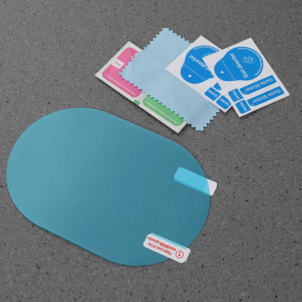 

4Pairs Rainproof Anti-Fog Film Car Rearview Mirror Protective Sticker Waterproof Anti-Glare Sticker Clear Safety
