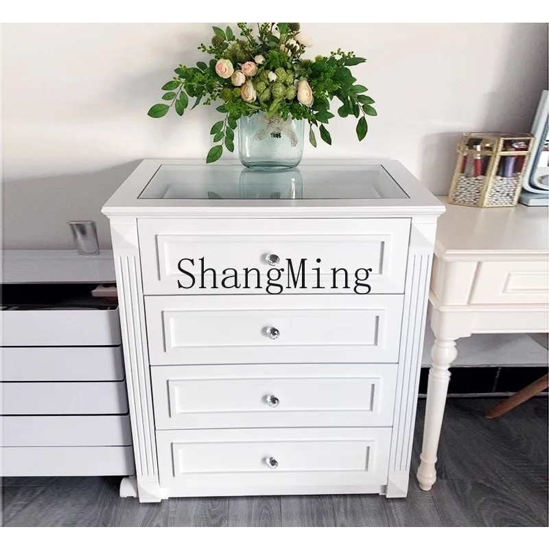 

SM cloakroom storage jewelry desk clothing store double-sided jewelry display cabinet paint island cabinet