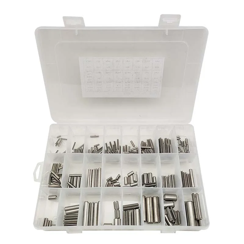 280pcs Stainless Steel Elastic Split Pins 1.5mm to 8mm Flexible Cotter Pins for Machinery and Furniture Assembly