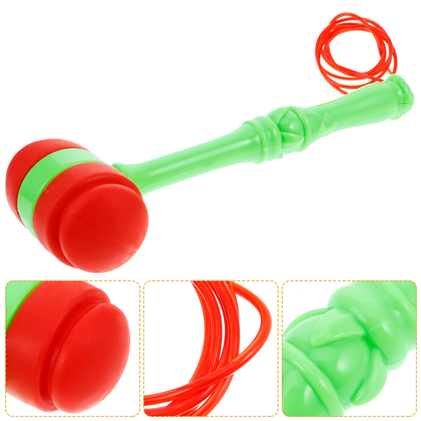 

Hammer Durable Plastic Mallet for Kids Early Educational Montessori Pounding Game Accessory Portable