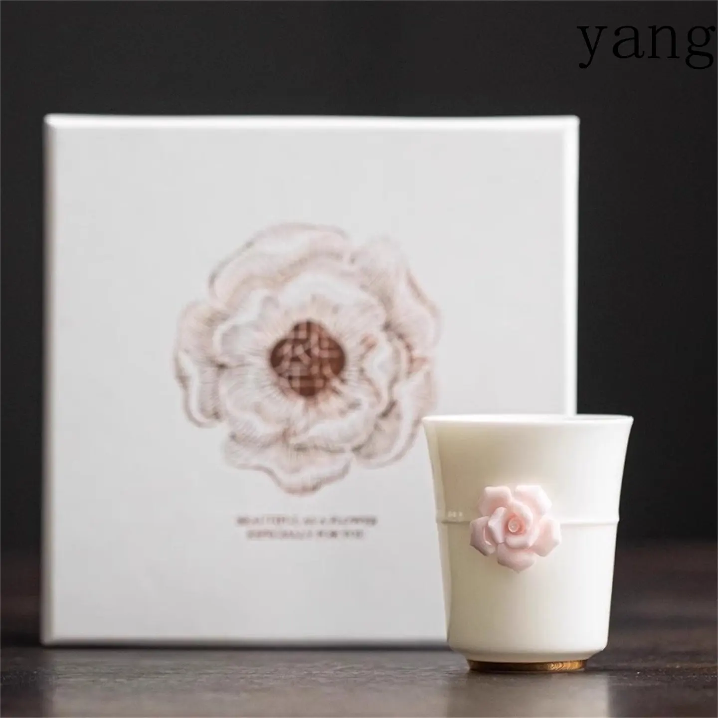YJQ hand-squeezed flower master cup smell ** tea, women's special small tea cup gift