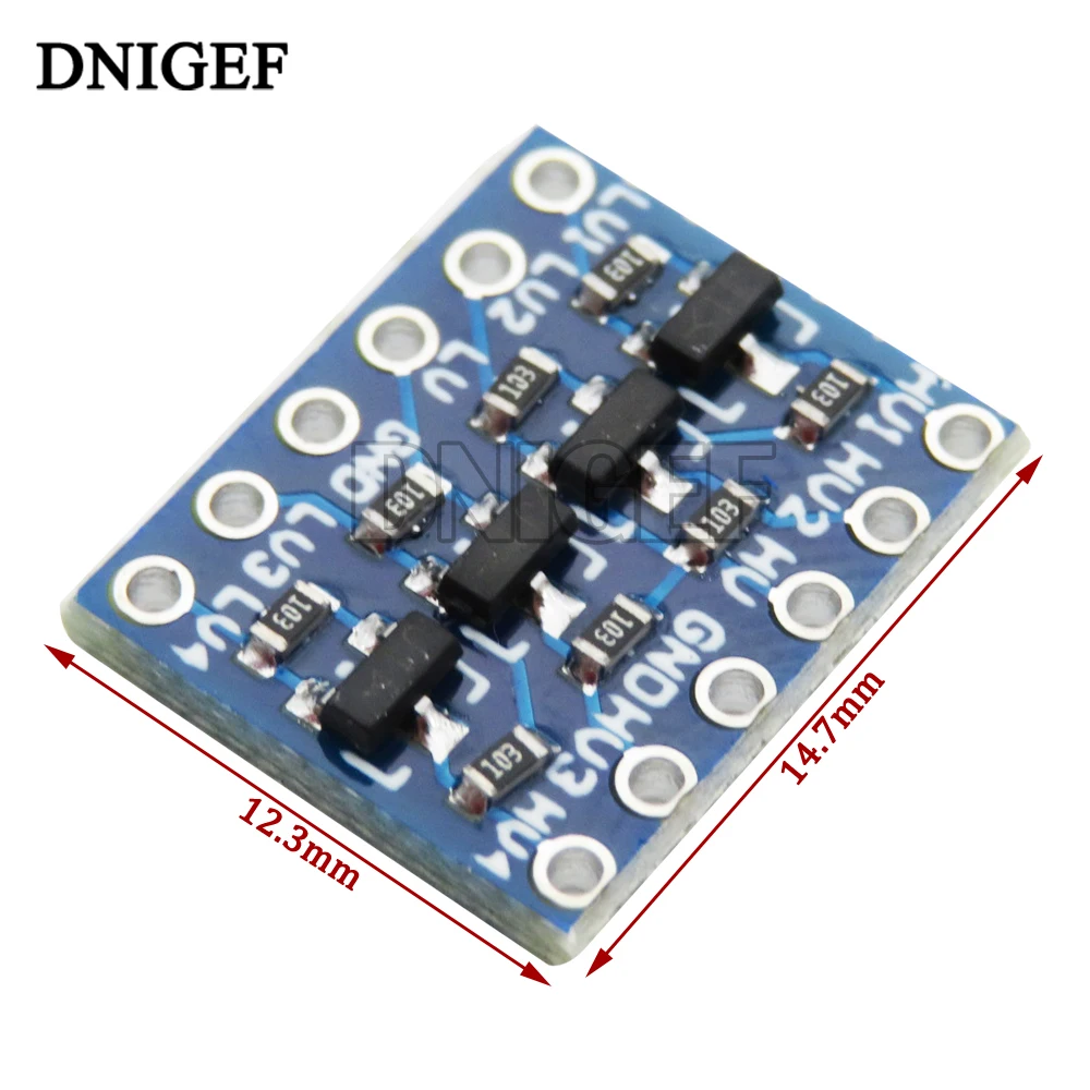 4 Channel Level Converter 5V-3V IIC UART SPI Four 4 Channel Level Logic Level Converter level conversion module for 4 Channel