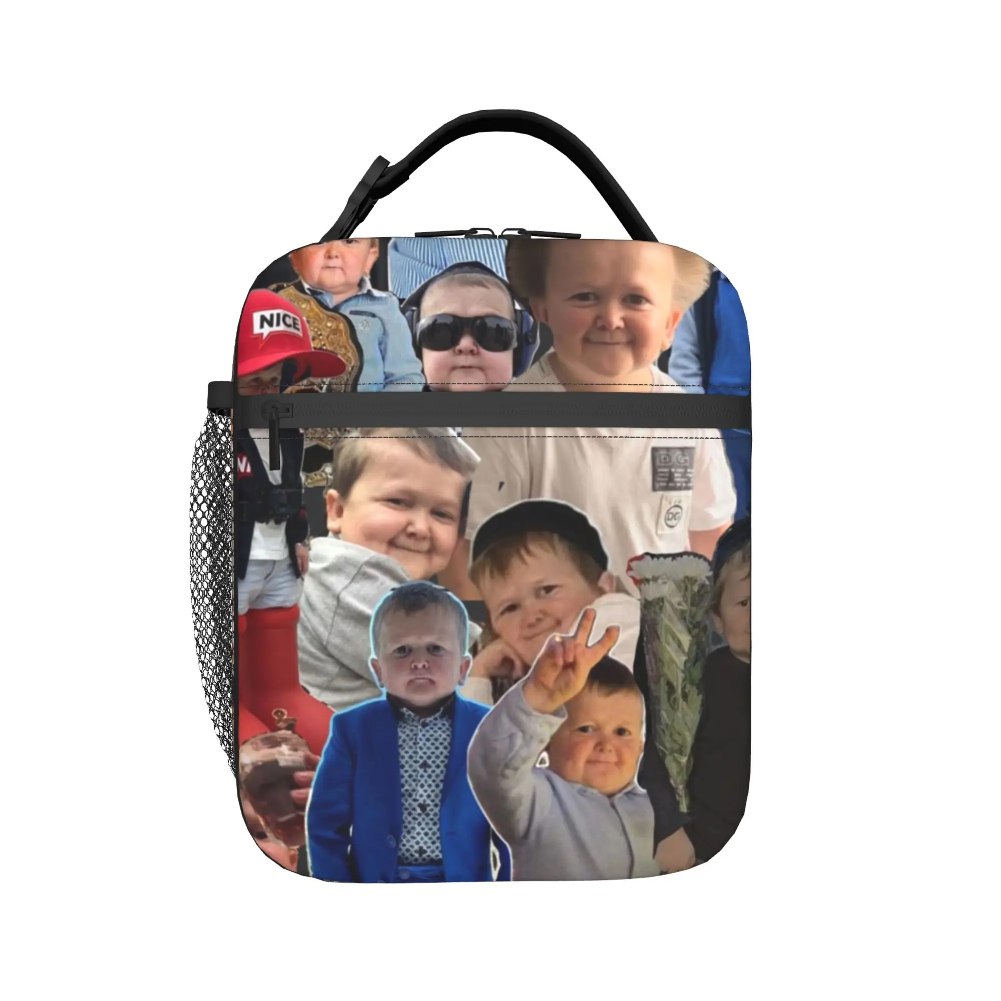 Hasbulla Hasbullah Insulated Lunch Bags for Men Women  Storage Food Box Portable Cooler Thermal Lunch Boxes For Work