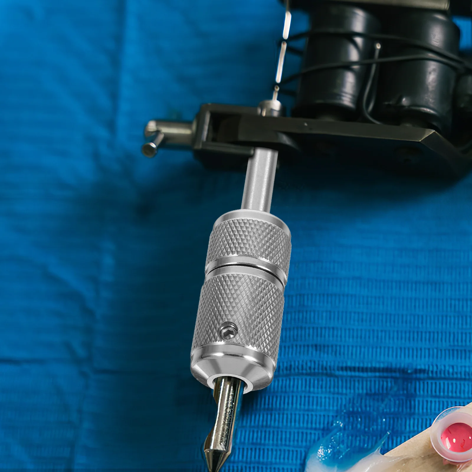 

Self Locking Grips 22Mm Stainless Steel Handle for Tattoo Tools Professional Artists Beginners Strong Secure Fit Machine