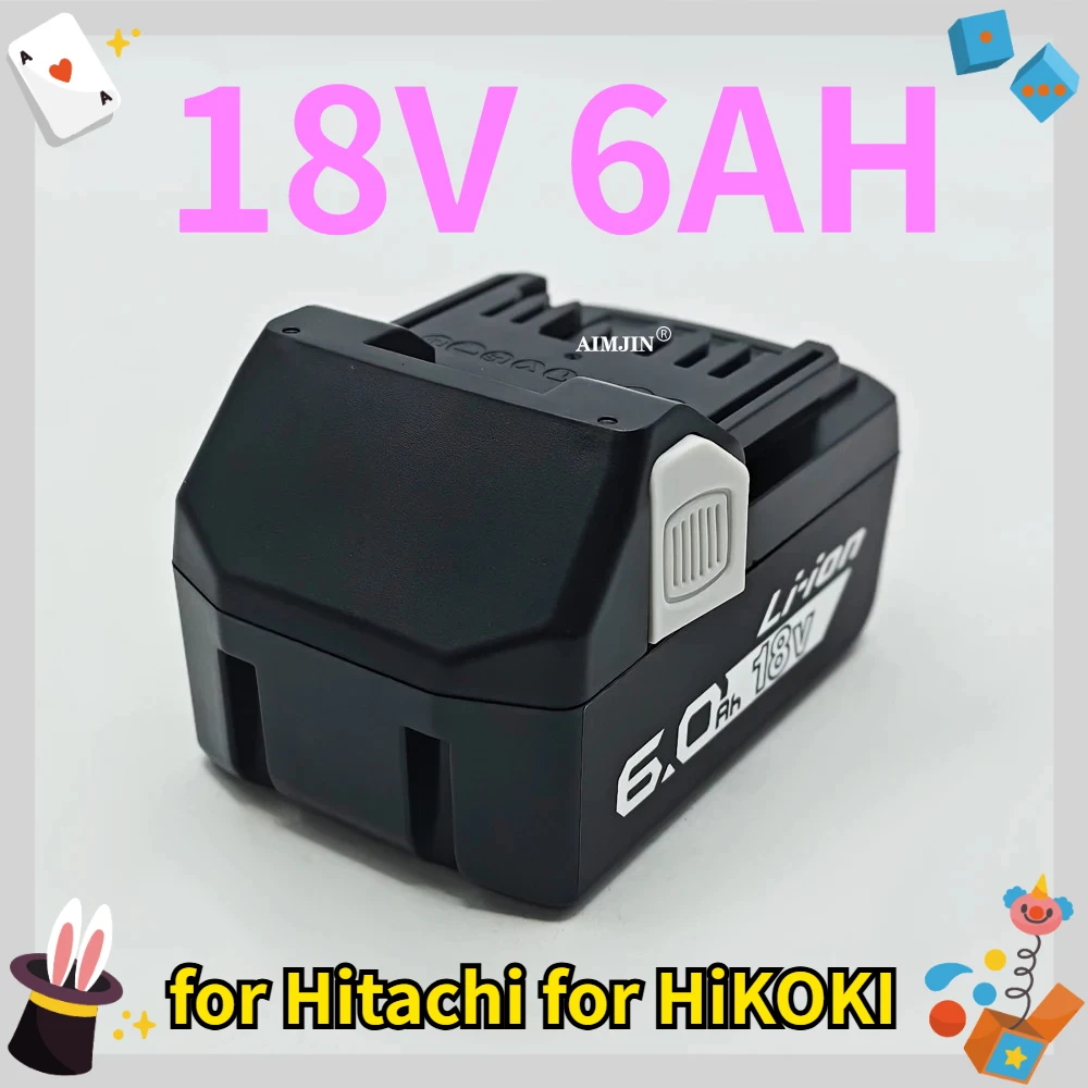 

Battery 6000mAh for Hitachi for HiKOKI 18V Power Tools Li-ion for BSL1830 BSL1850 BSL1860 BCL1815 EBM1830 BSL1840 330139 DS18DBL