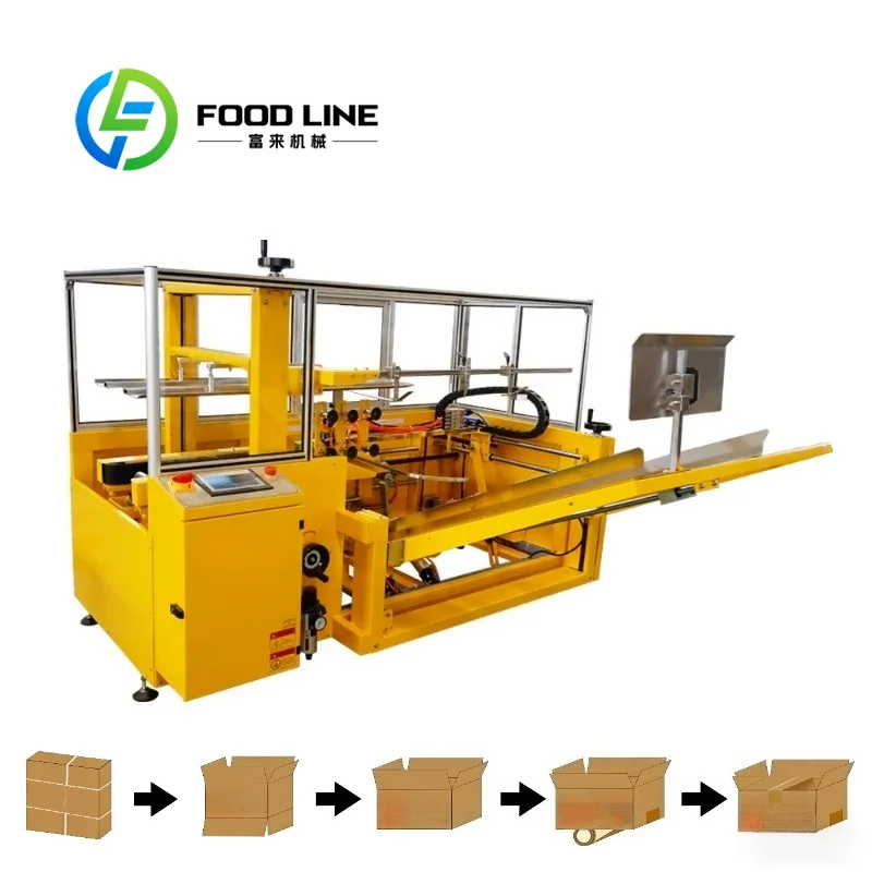 Automatic Carton Erector With Automatic Carton Forming Function High Speed Box Unfolding Equipment For Logistics Warehouse 