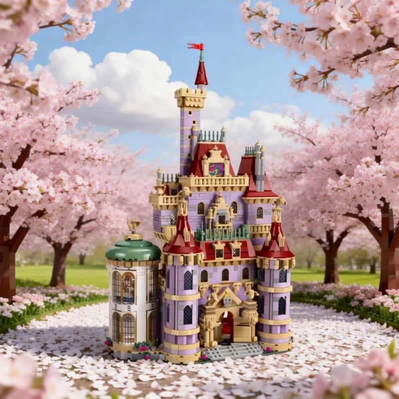 

Конструктор «Замок принца Адама» по мотивам «Красавицы и чудовища» 2026 года – креативная модель для сборки, идеальный подарок на Рождество, день рождения и вечеринки