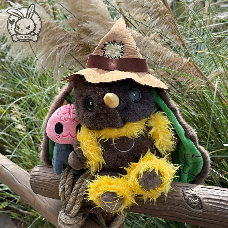 Scarecrow Plushie Dreadfuls Creepy Spooky Rabbit Plush Toy Super Soft Stuffed Animal Collectible Trendy Horror Gift Collectors