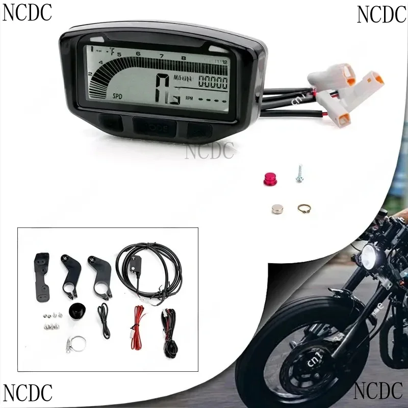 Kit UTV/ATV Trail Tech 752-119 Steam Digital Motorcycle Universal Speedometer Counter Tachometer