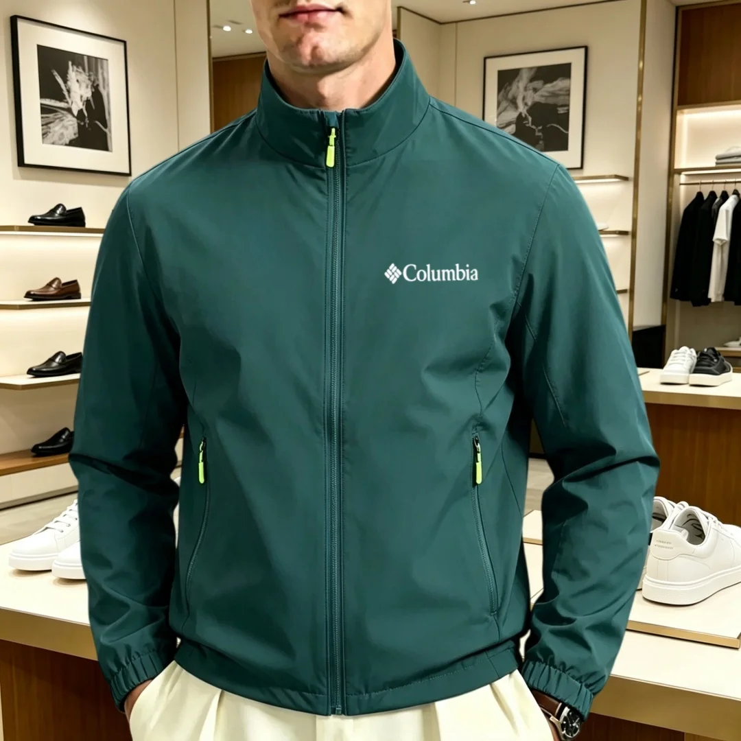 2026new high-end brand men's women's long sleeve zipper jacket autumn fashion exquisite Embroidery waterproof wear-resistant top