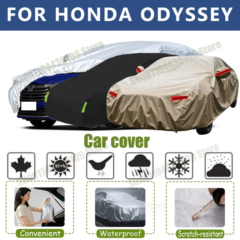 

For HONDA ODYSSEY Car Full Car Covers Outdoor Sun Anti UV Rain Snow Dust Protection Oxford Cloth Accessories