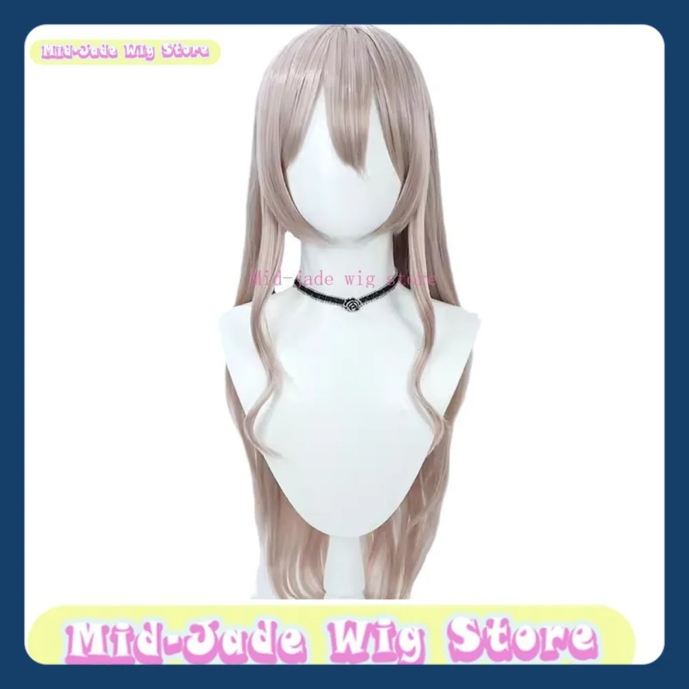 Tienda de pelucas de jade medio NIKKE, peluca de Cosplay escarlata, juego de Anime, juego de rol, actuación de fiesta de Halloween, pelo sintético