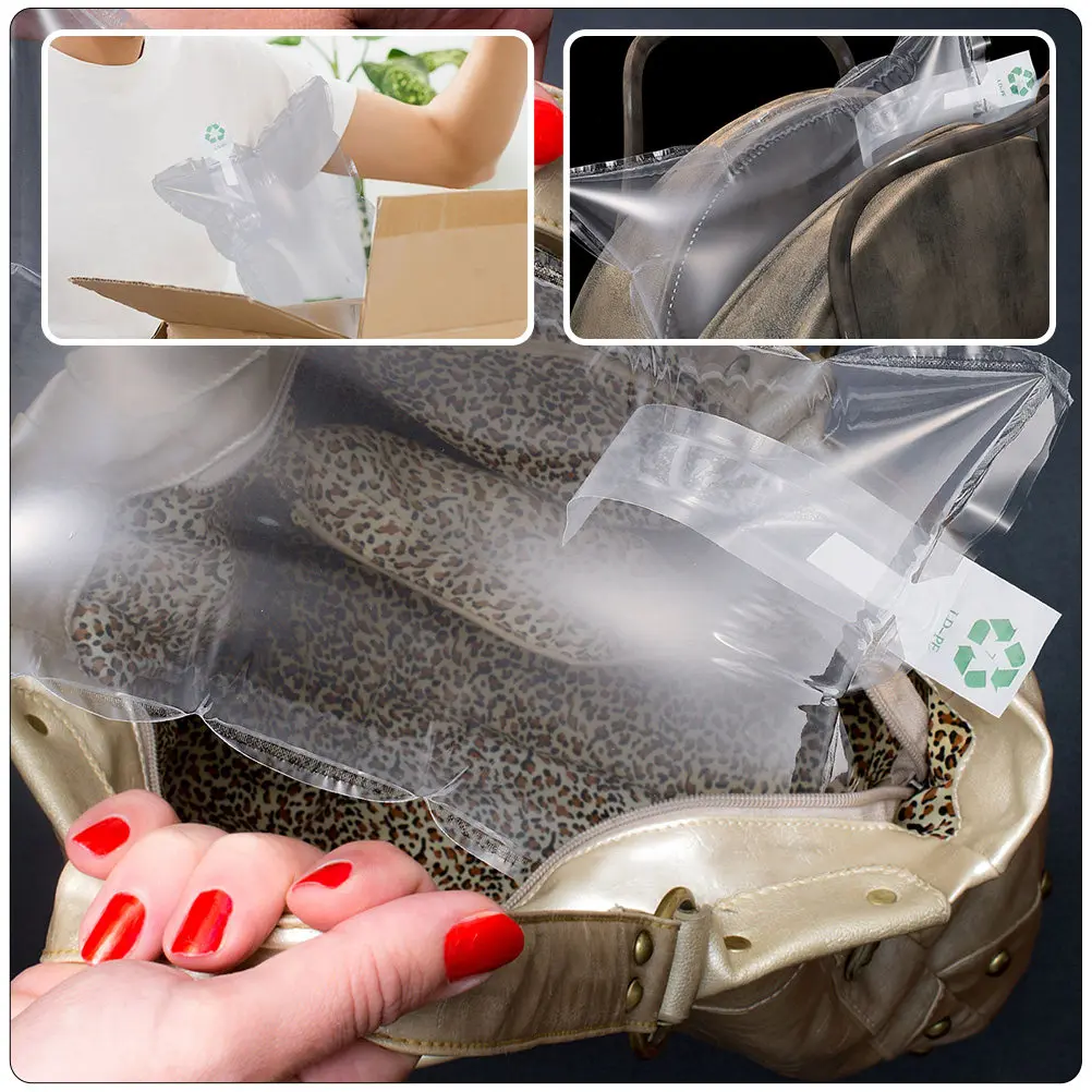 50 Pcs Pillows Anti-crash Air Bags Packaging for Packing Inflatable Pouches Bubble Cushioning Wrap Shipping Cushions