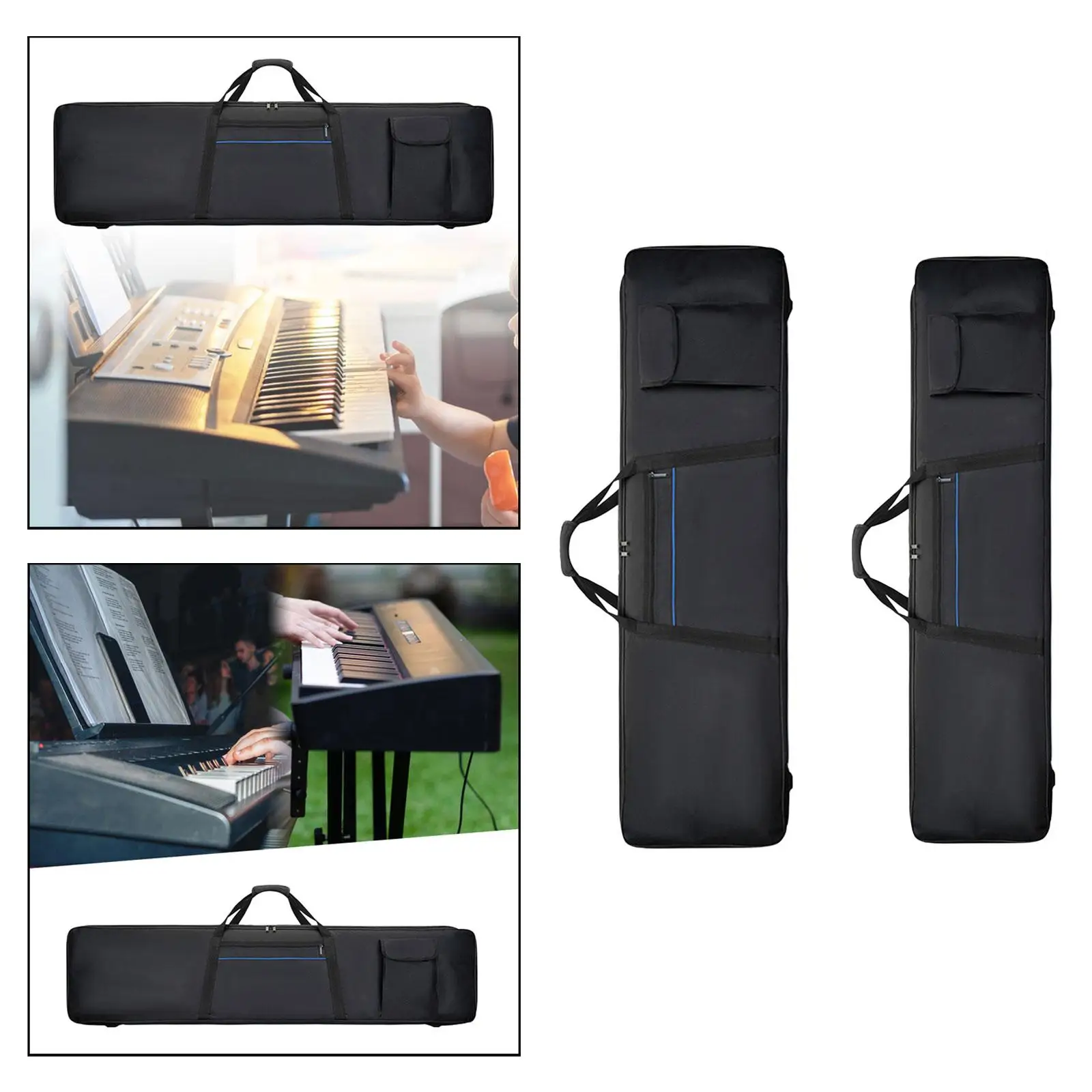 

Electric Piano Case 88Key Electric Keyboard Piano Gig Bag Protective Case