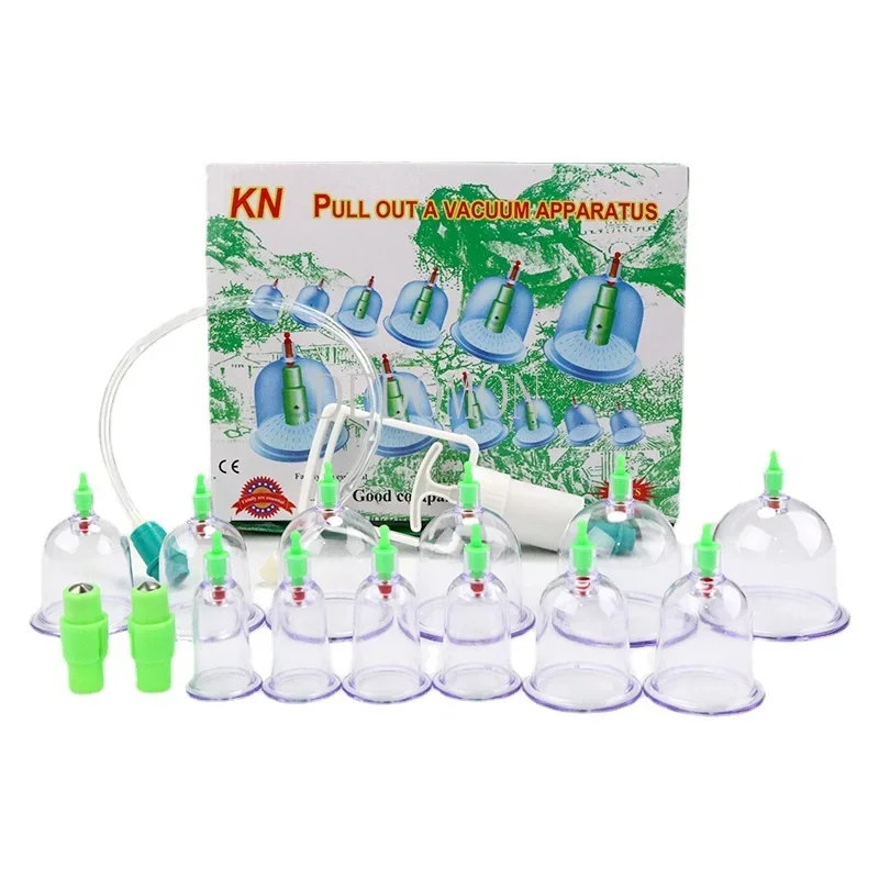 6 12PCS Cups Medical Vacuum Cans Cupping Cup Cellulite Suction Cup Therapy Massage Anti-cellulite Massage Cupping Therapy Kit