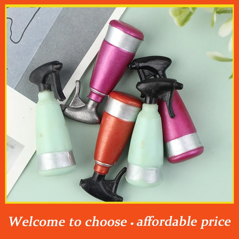 **2Pcs new Resin 3.5cm DIY Home Gardening Accessories 1:12 DollHouse Miniature Simulation Watering Can Model